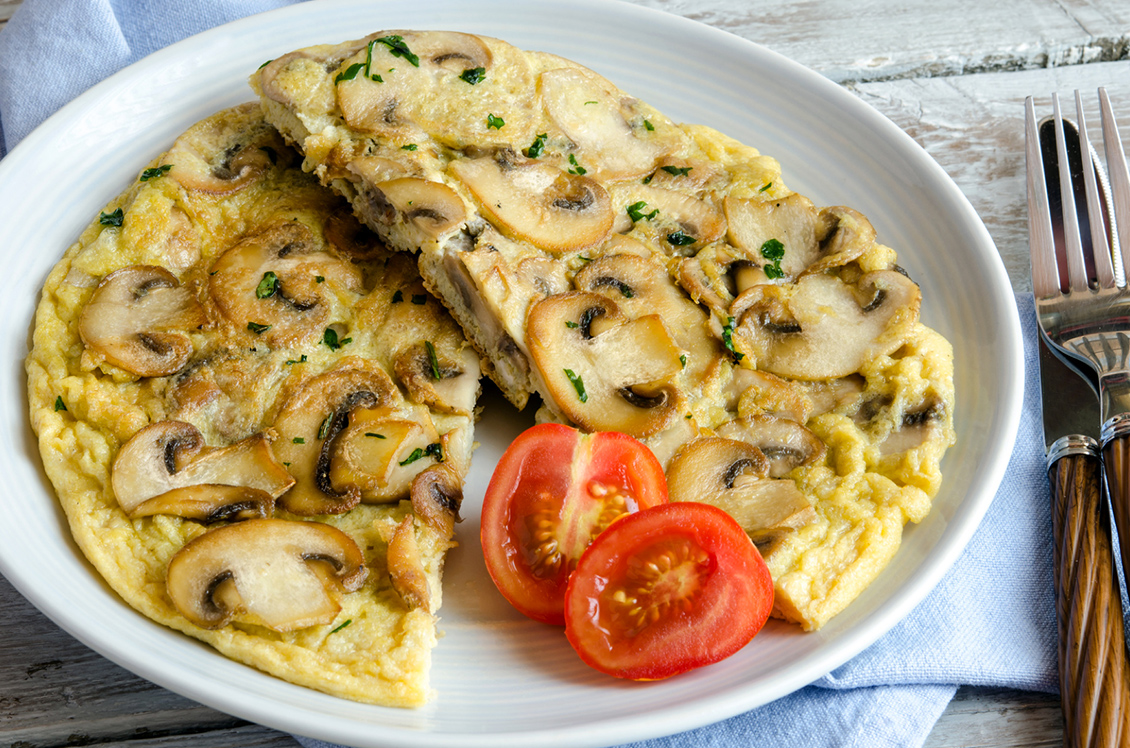 mushroom-omelette