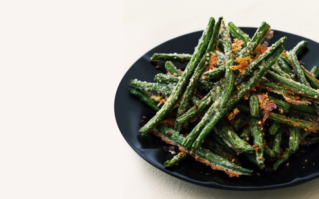 Parmesan-roasted green beans