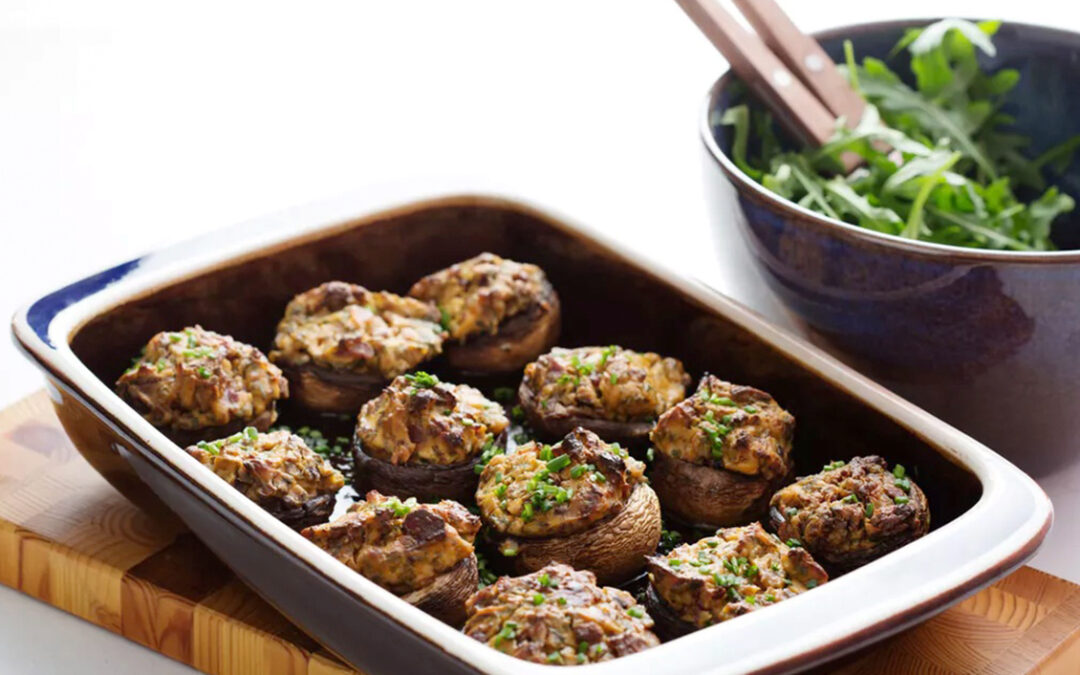 Stuffed Mushrooms with Bacon