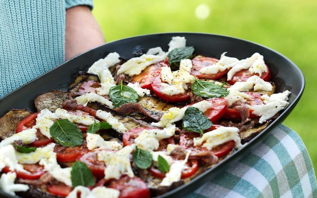 Grilled Eggplant Salad Recipe