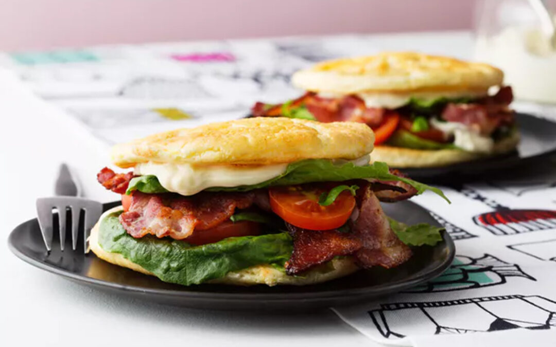 Keto BLT with cloud bread