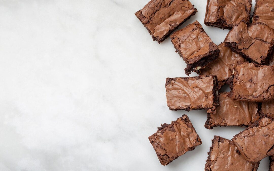 Low-carb double chocolate chip brownies