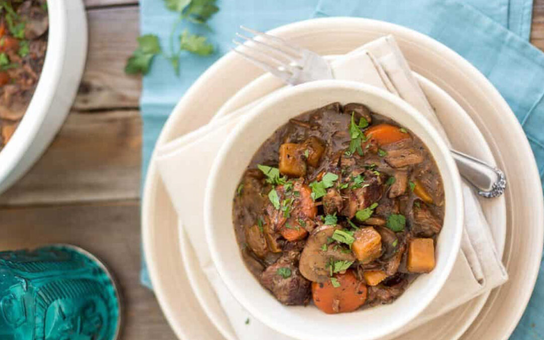 Slow Cooker Squeaky-Clean Boeuf Bourguignon