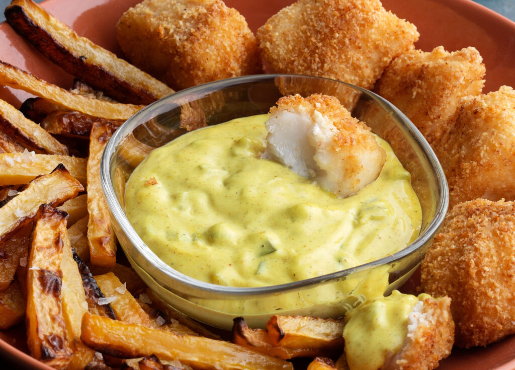 Low Carb Fish and Chips Recipe Rushcutters Health Recipes