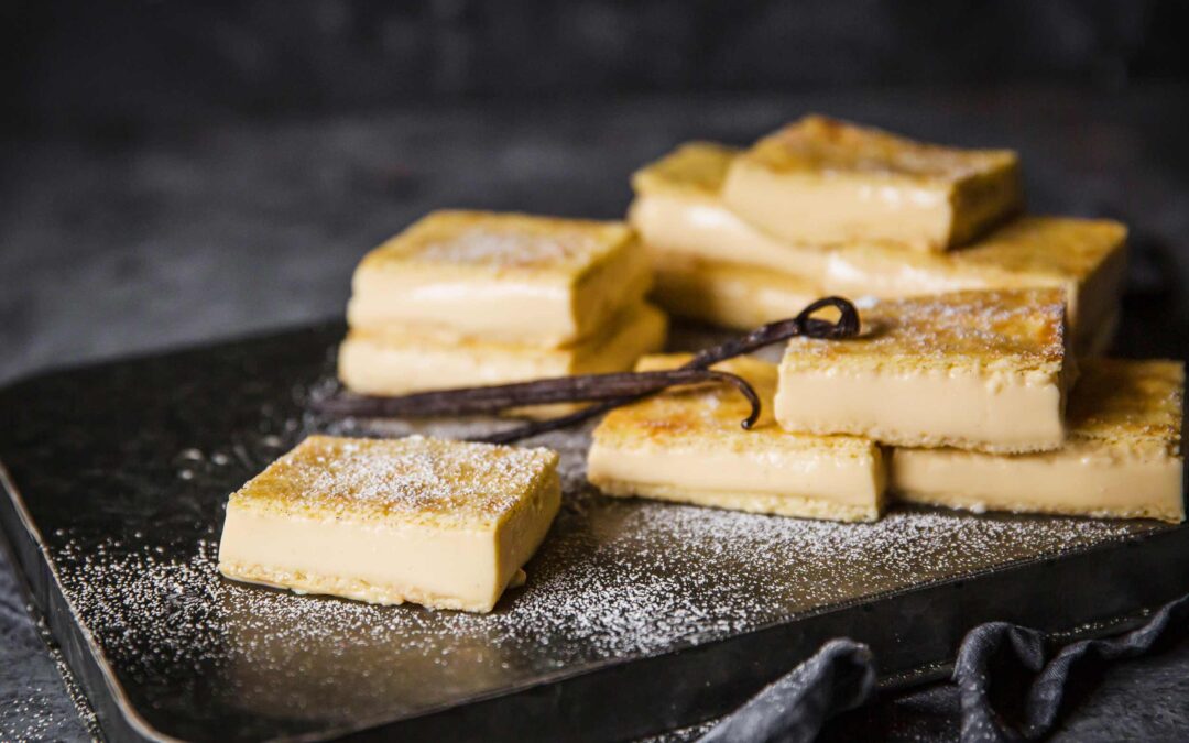Low-carb vanilla slice
