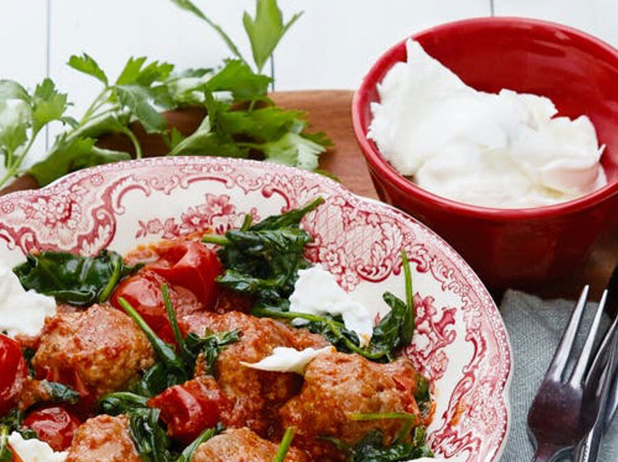 Italian Keto Meatballs with Mozzarella Cheese