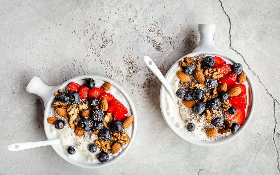 Cottage cheese breakfast bowl