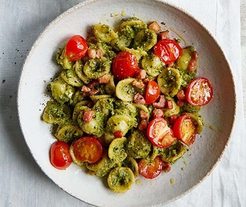 Broccoli Pesto & Pancetta Pasta