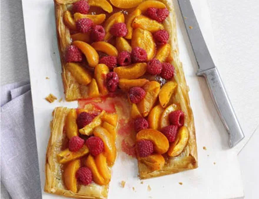 Apricot & Raspberry Tart