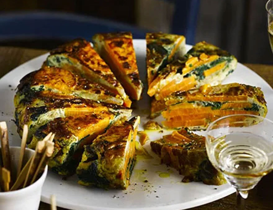 Spinach & Sweet Potato Tortilla