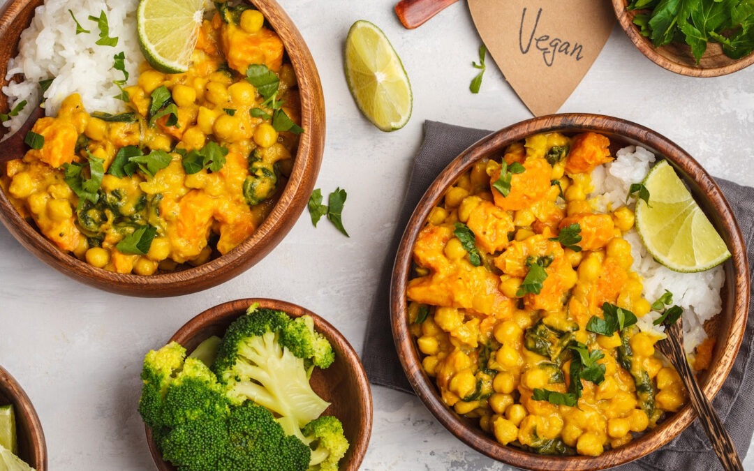 Chickpea, Coconut, and Cashew Curry Recipe