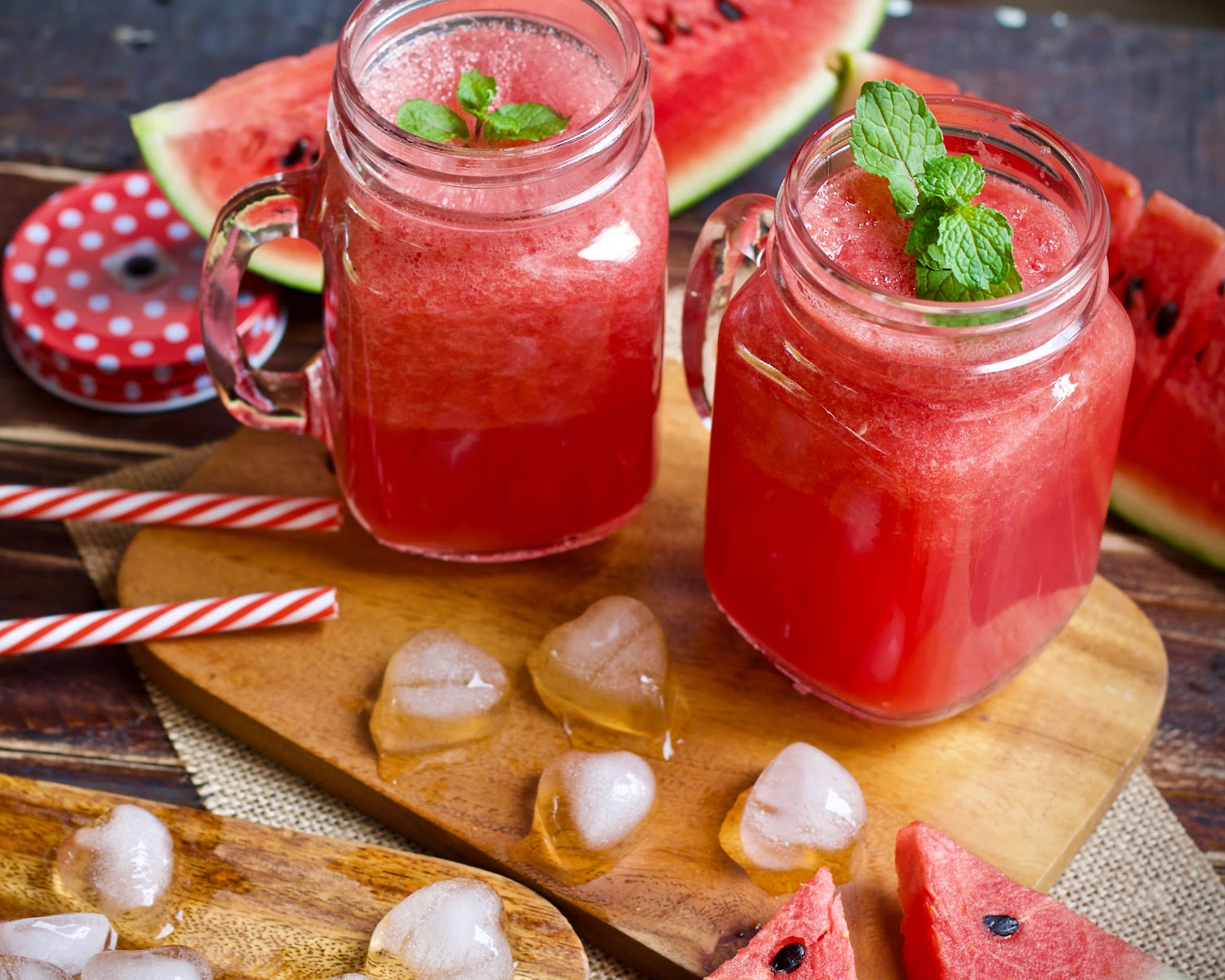 Watermelon-Peach Smoothie