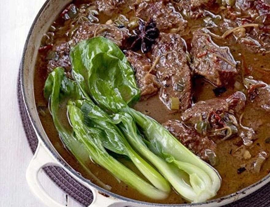 Chinese-style braised beef one- pot