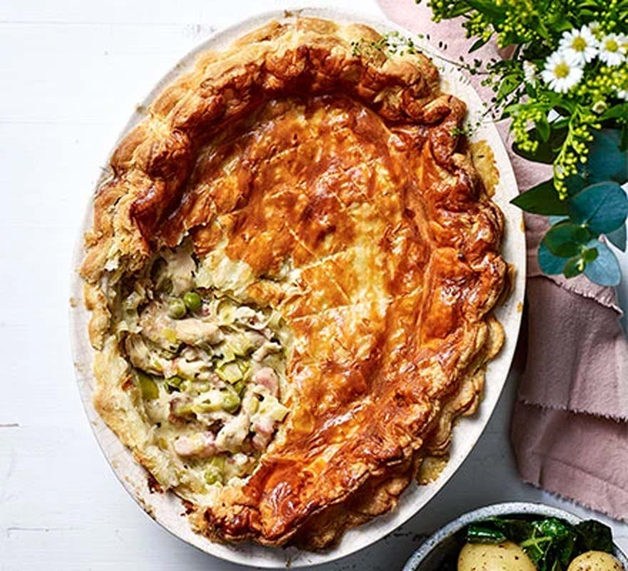 Spring chicken pot pie