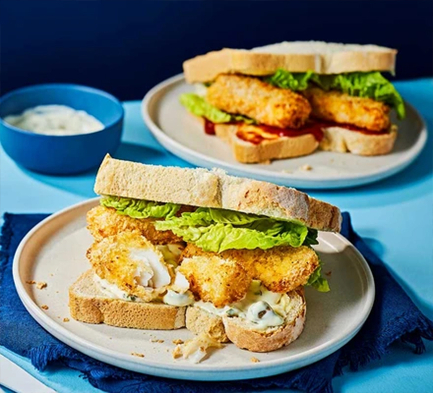 Air-fryer fish fingers