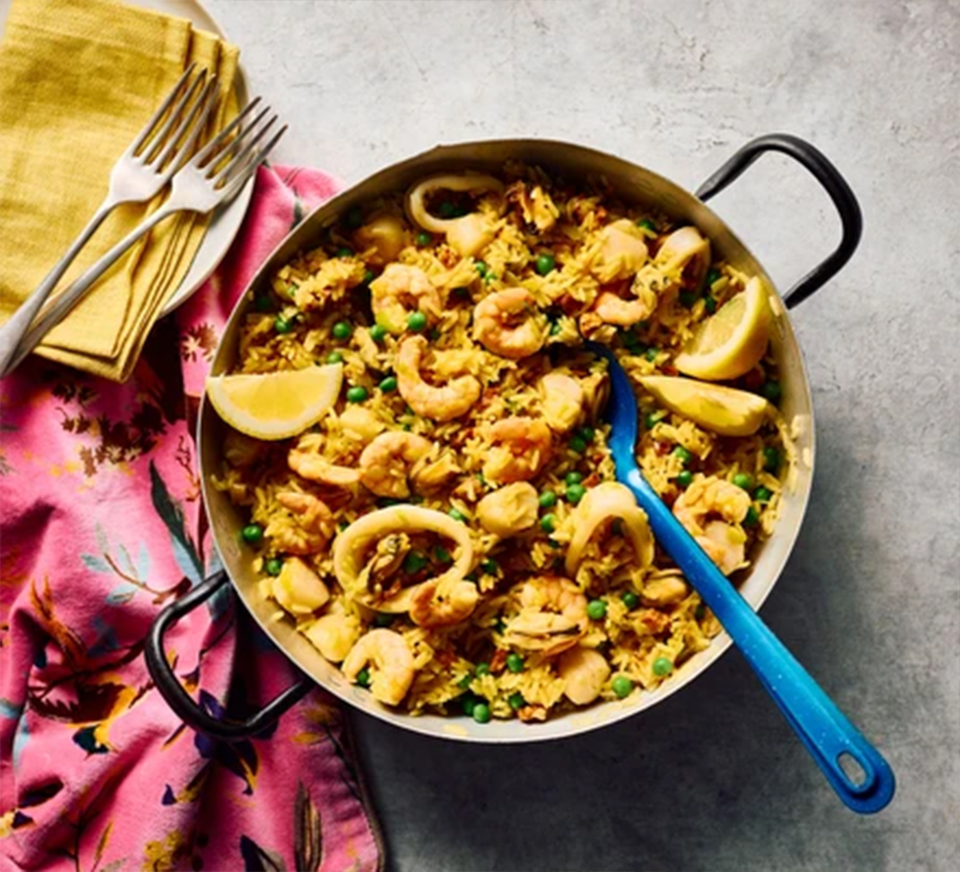 Easiest ever seafood rice